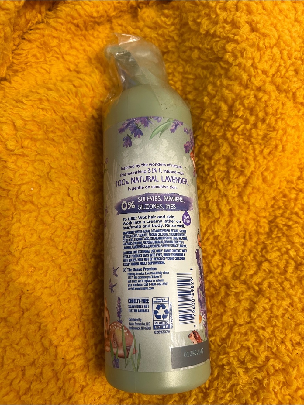 3-in-1 Lavender Shampoo Conditioner Body Wash - Lavender - Picture 2 of 2